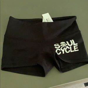 Lulu lemon Soul Cycle shorts.